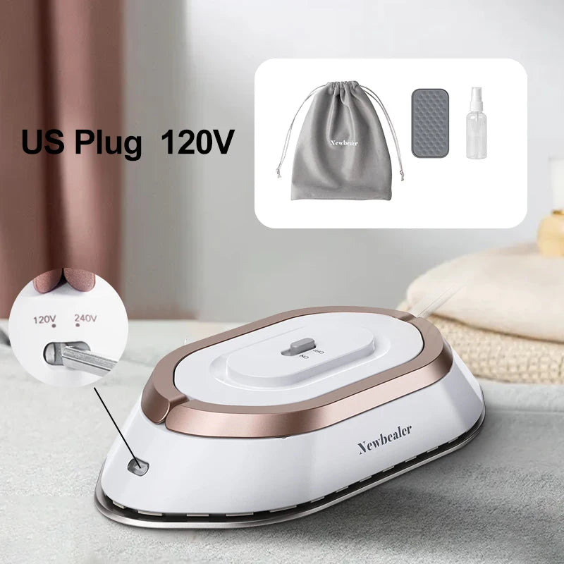 👕 PressGo™ – Fer à Repasser de Voyage Ultra Compact | Chauffe Rapide & Double Voltage 120/220V