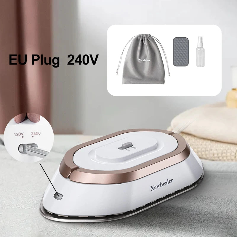 👕 PressGo™ – Fer à Repasser de Voyage Ultra Compact | Chauffe Rapide & Double Voltage 120/220V