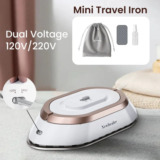 👕 PressGo™ – Fer à Repasser de Voyage Ultra Compact | Chauffe Rapide & Double Voltage 120/220V